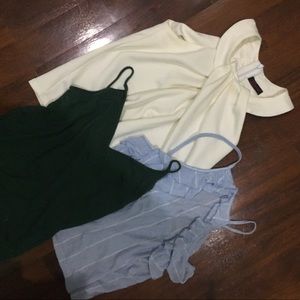 BUNDLE OF THREE CUTE TANK TOPS